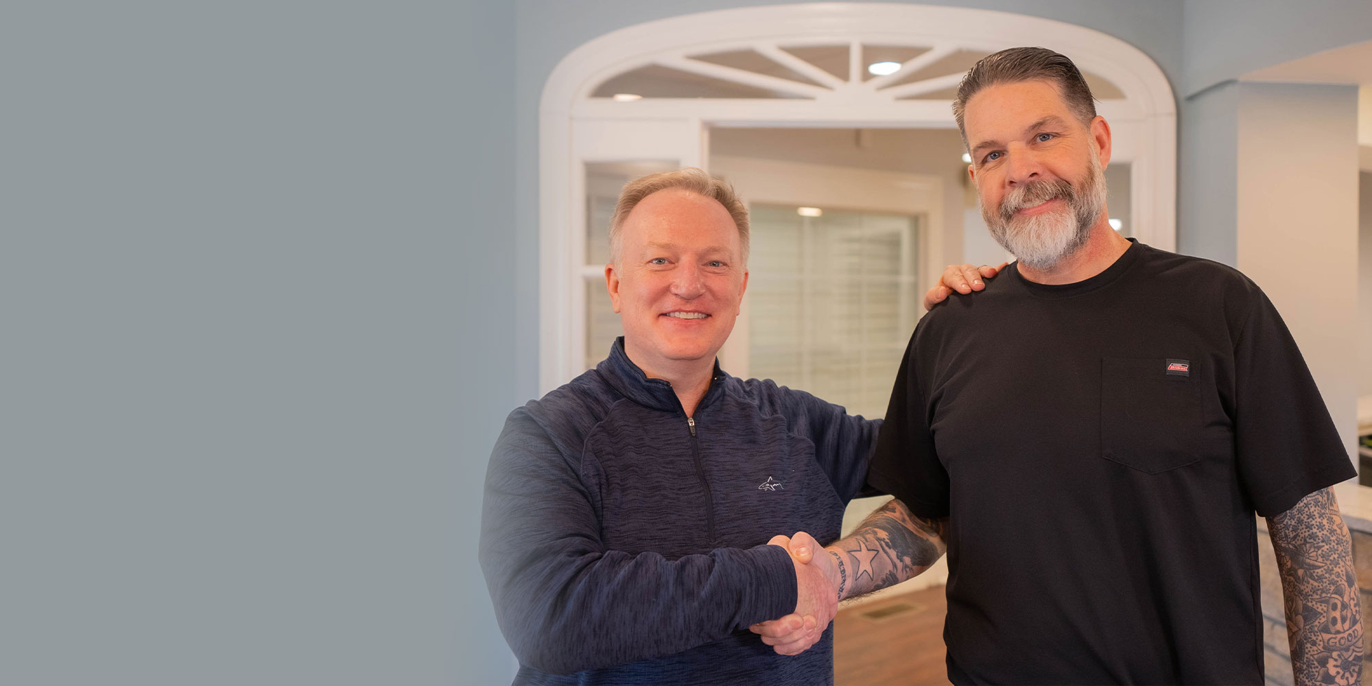 doctor shaking patients hand